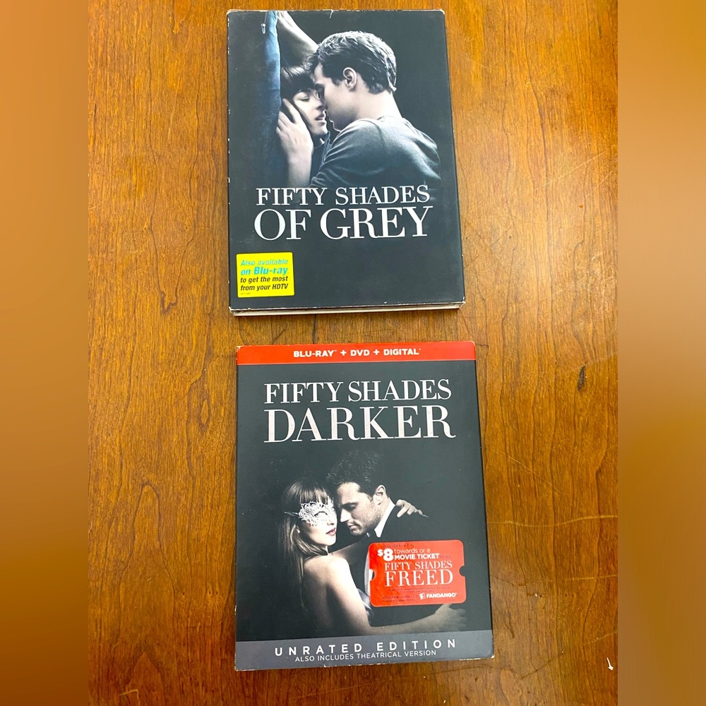 **NEW IN BOX** Fifty Shades of Grey and Fifty Shades Darker DVDs